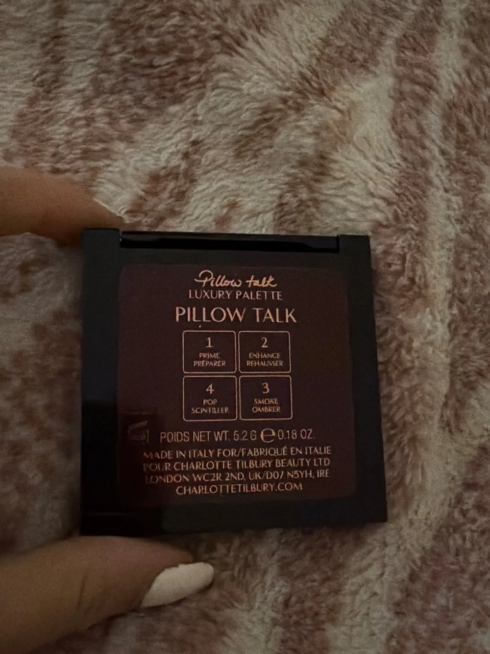 Charlotte Tilbury Rose Quartz Eyeshadow Quad - Soft Pink & Peach Mix